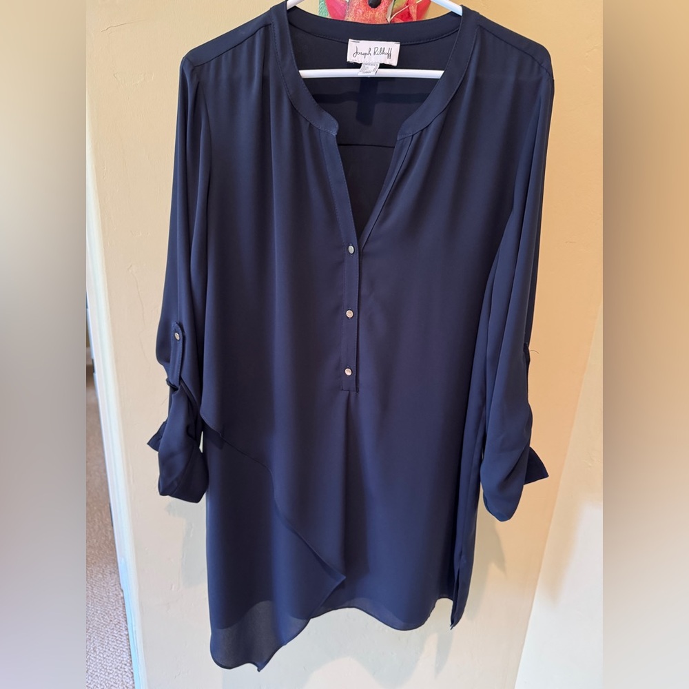 Vintage Joseph Ribkoff Midnight Navy Size 14 Tunic